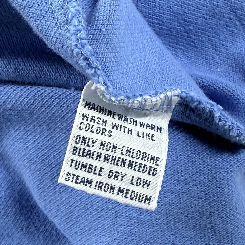 Polo Ralph Lauren Vintage Polo Shirt Men M Blue Pink Pony Cotton USA Classic 90s